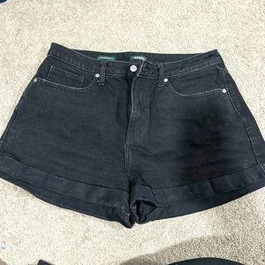 Black Wild Fable Highest Waisted Mom Shorts